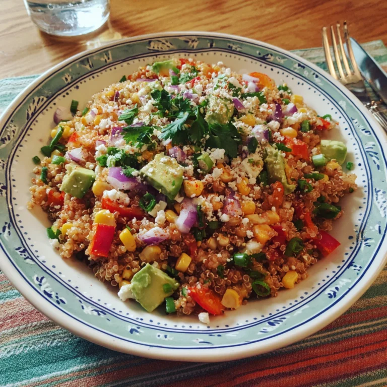 Mexican Street Corn Quinoa Salad