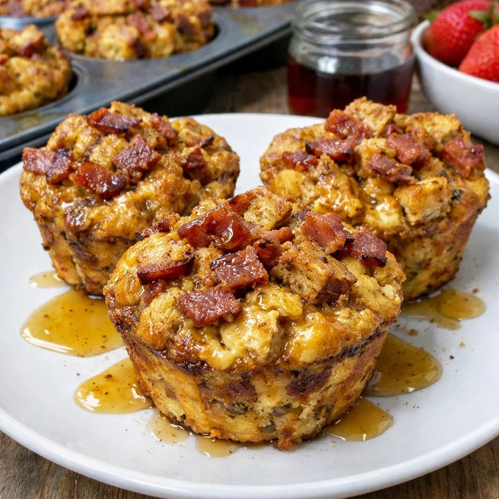 Protein French Toast Muffins