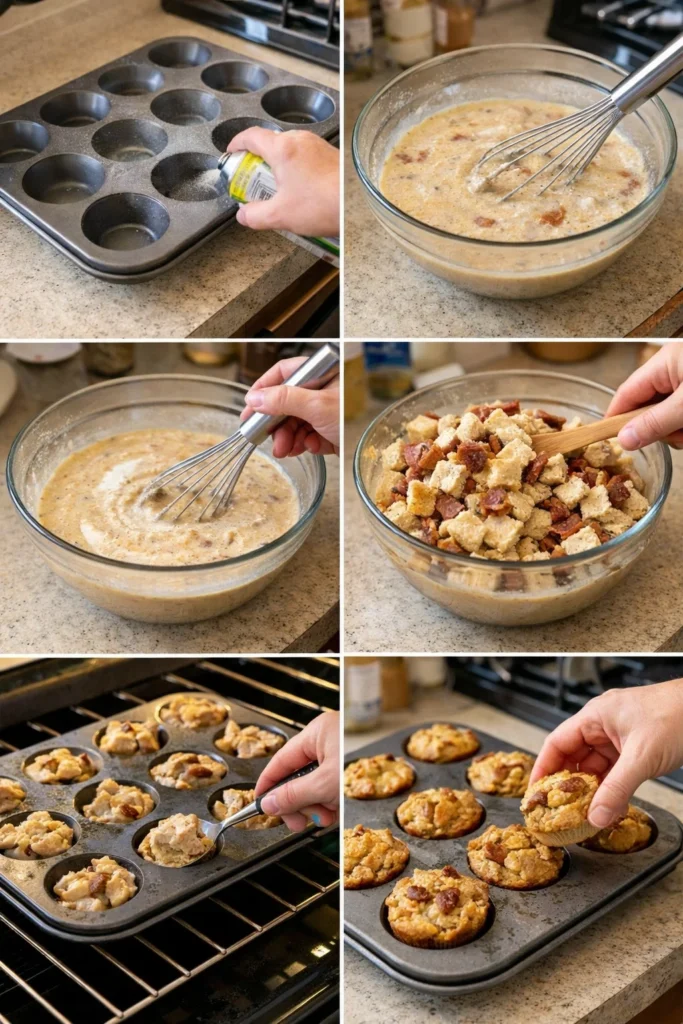 Protein French Toast Muffins