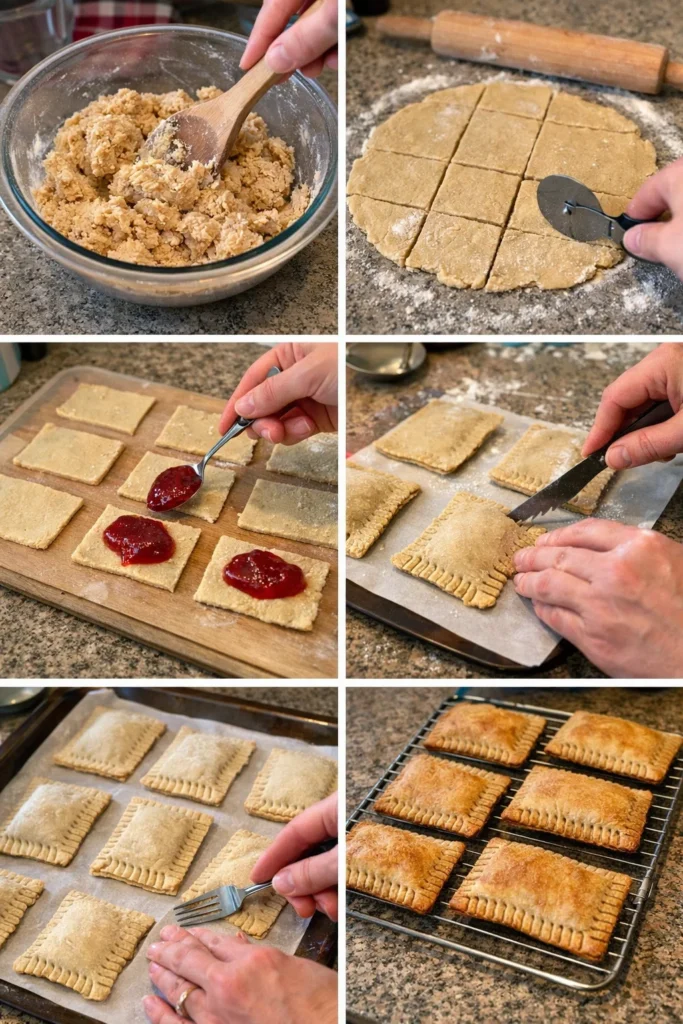 Protein Pop Tarts with Strawberry Jam
