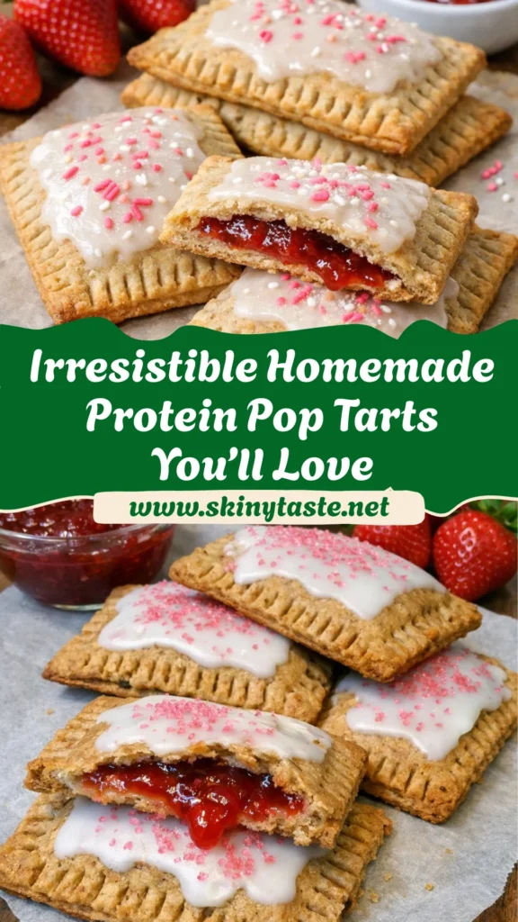 Protein Pop Tarts with Strawberry Jam