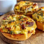 Quiche Stuffed Bagels