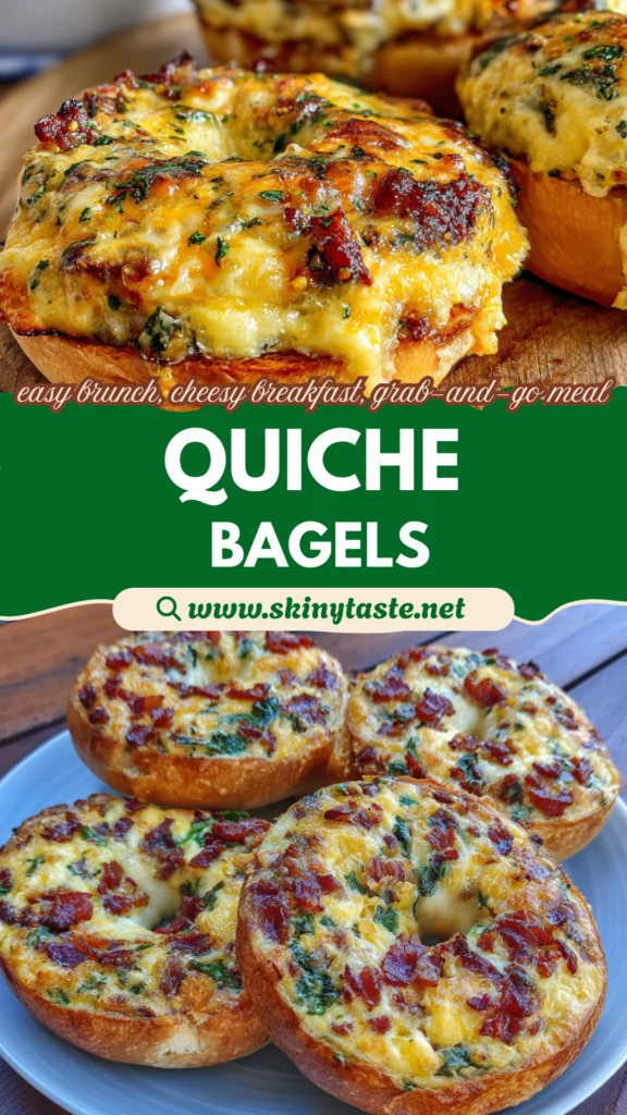 Quiche Stuffed Bagels