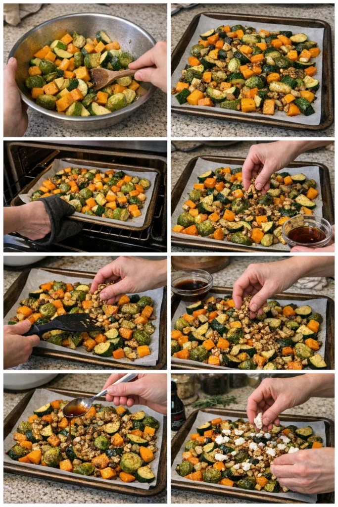 Roasted Zucchini and Butternut Squash