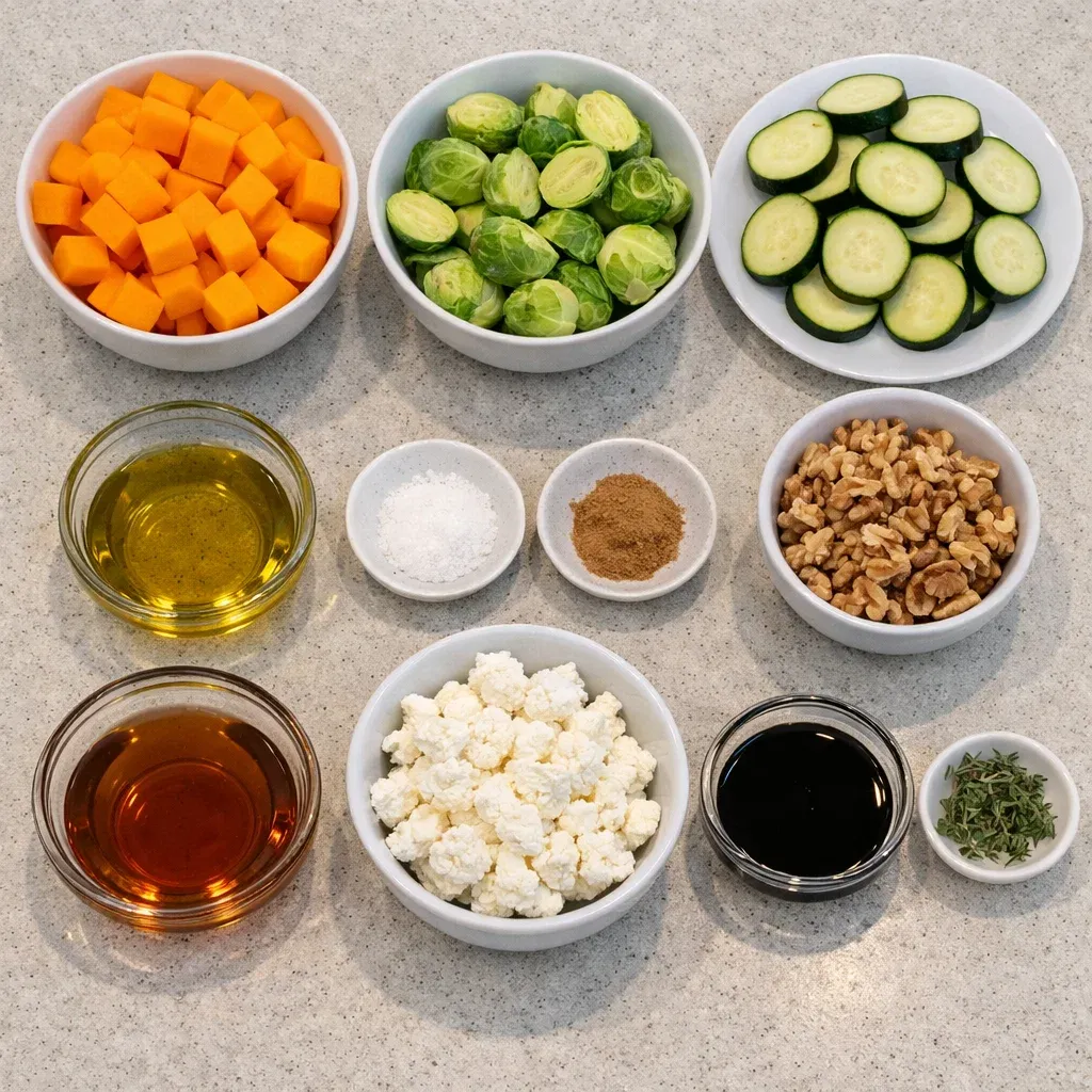 Roasted Zucchini and Butternut Squash