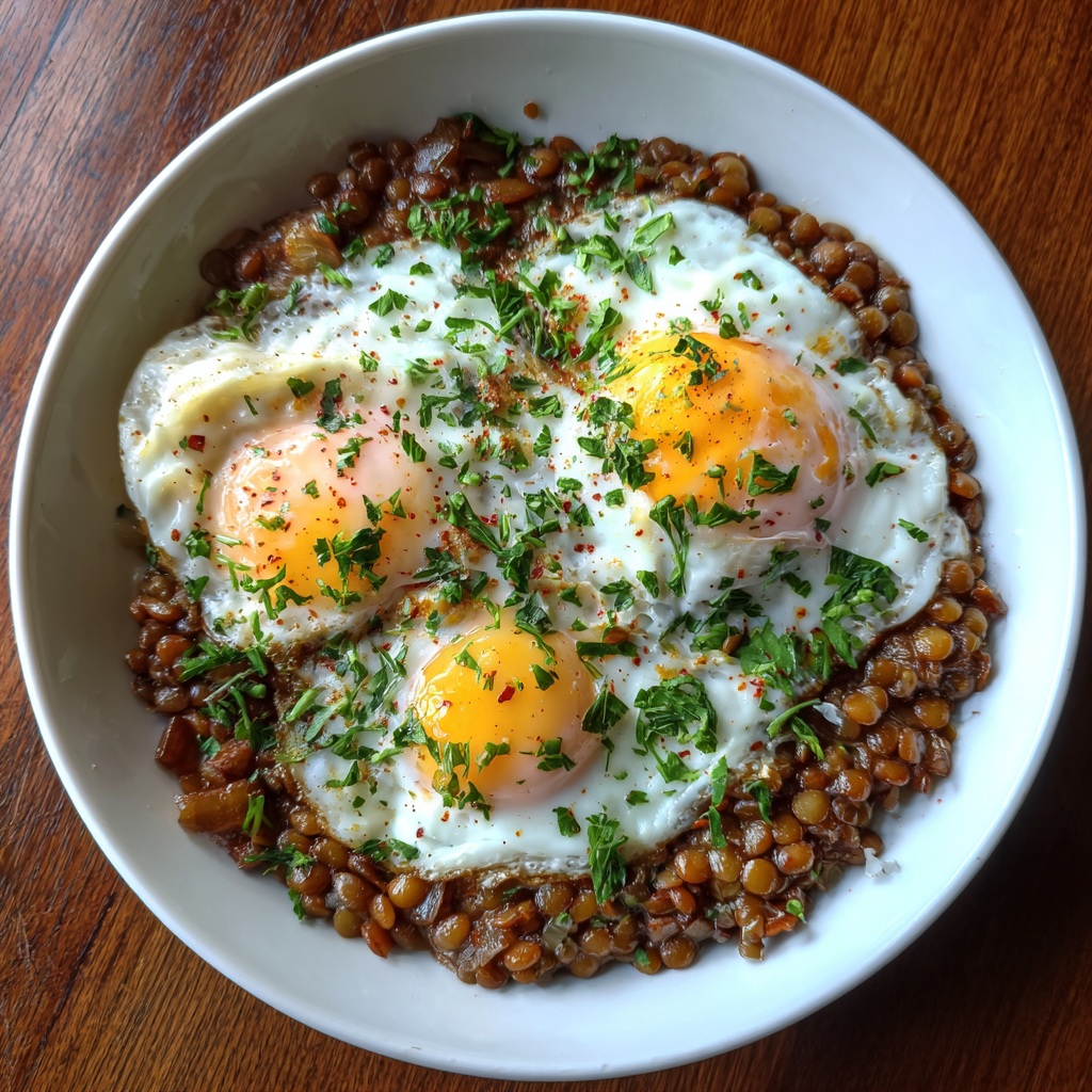 Savory Breakfast Lentils with Eggs: Easy Protein‑Packed Morning Meal 9 Savory Breakfast Lentils with Eggs