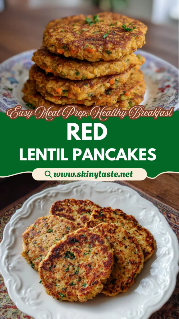Savory Red Lentil Pancakes: Easy High Protein Breakfast Recipe 10 Savory Red Lentil Pancakes