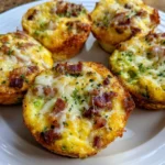 Savory Turkey Bacon Egg Bites
