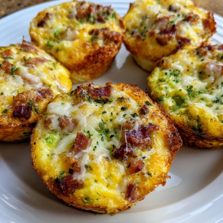 Savory Turkey Bacon Egg Bites