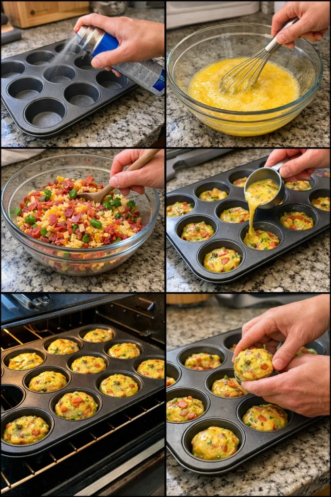 Savory Turkey Bacon Egg Bites