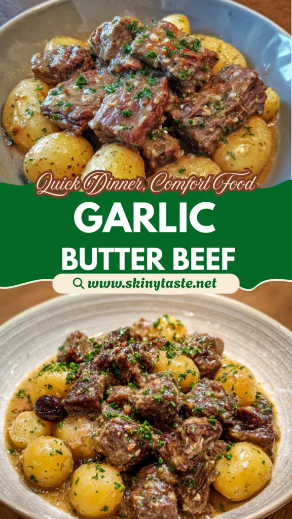 Slow Cooker Garlic Butter Beef with Potatoes – Easy Family Dinner 10 Slow Cooker Garlic Butter Beef with Potatoes