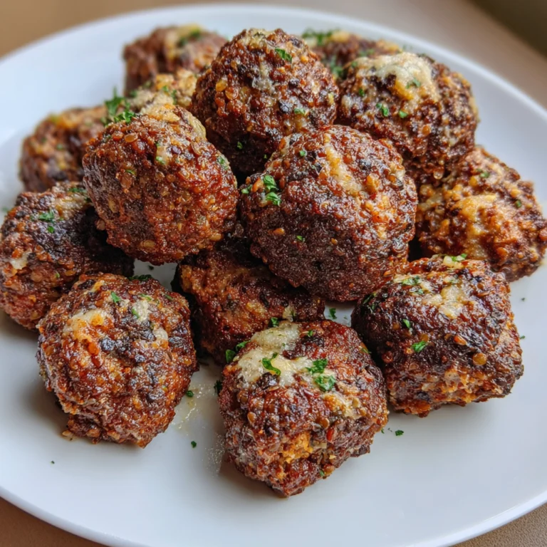 Smoked Beef Lentil Meatballs