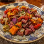Smoked Beef Sweet Potato