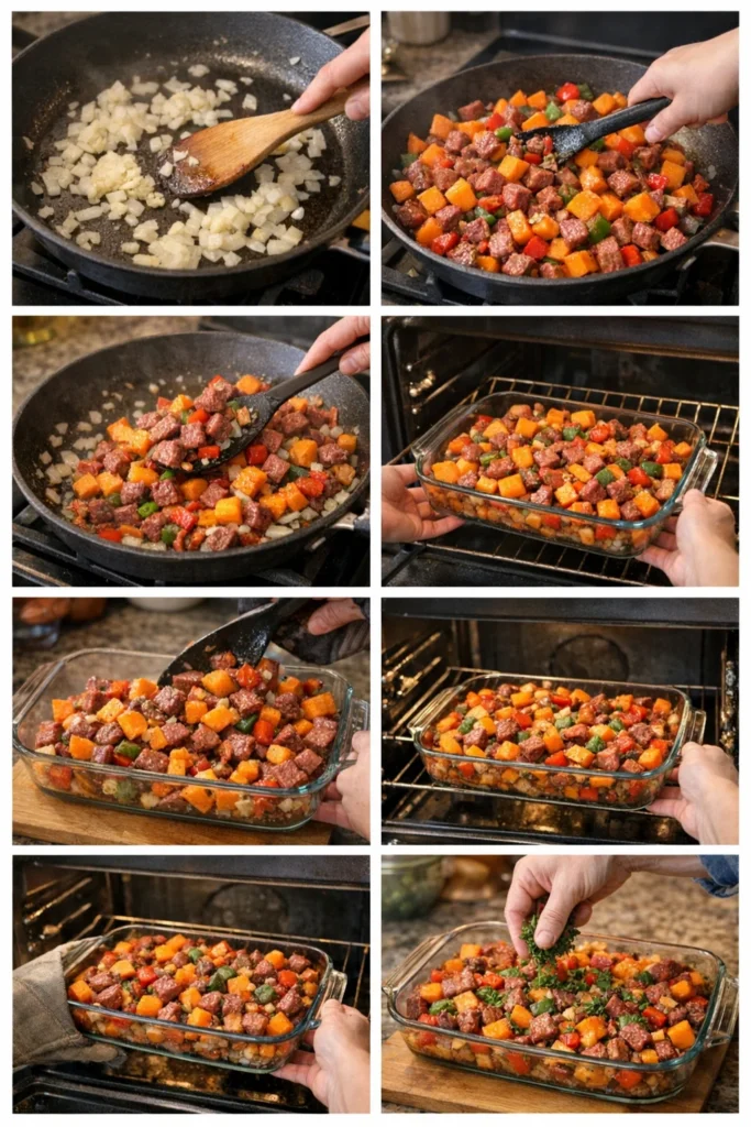 Smoked Beef Sweet Potato