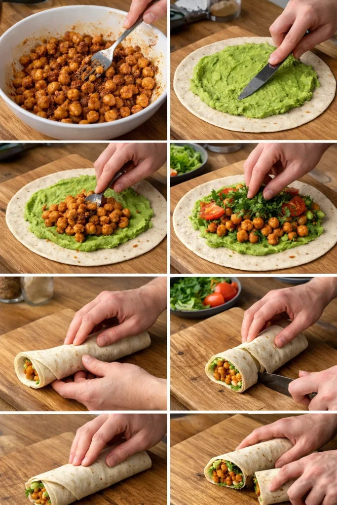 Spicy Chickpea and Avocado Wrap: Easy 10‑Minute Lunch Recipe 8 Spicy Chickpea and Avocado Wrap