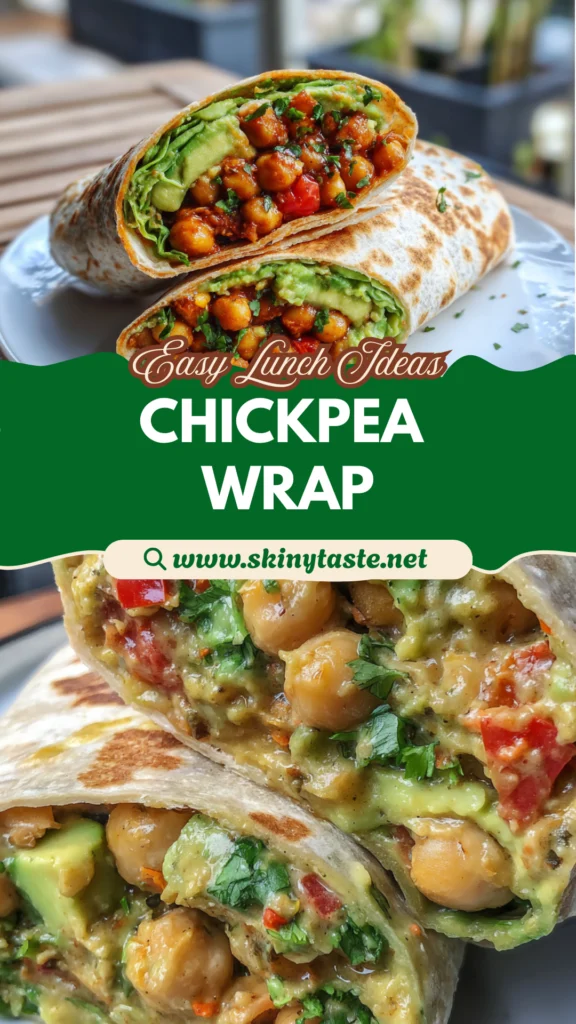 Spicy Chickpea and Avocado Wrap: Easy 10‑Minute Lunch Recipe 10 Spicy Chickpea and Avocado Wrap