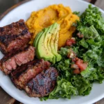 Sweet Potato & Smoked Beef Plate