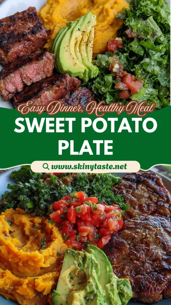 Sweet Potato & Smoked Beef Plate