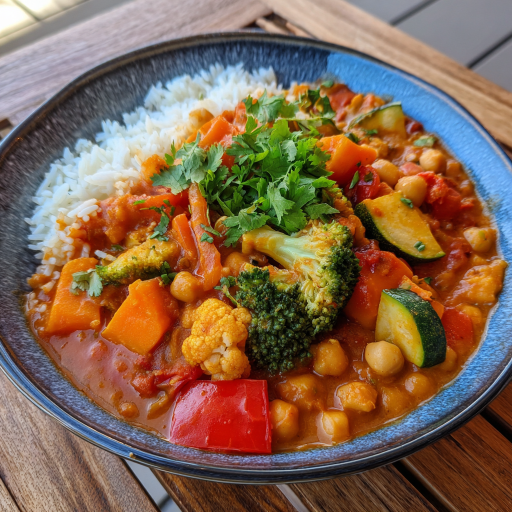 Sweet Potato Vegetable Curry
