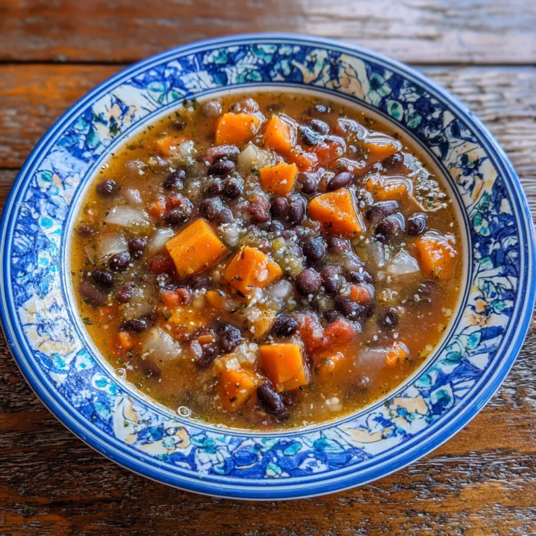 Sweet Potato and Black Bean Soup