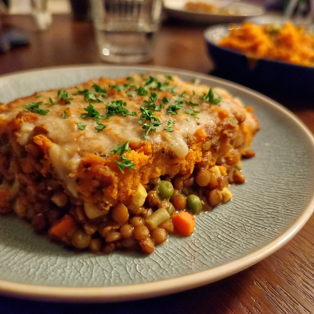 Sweet Potato and Lentil Shepherd’s Pie: Easy Comfort Food Recipe 9 Sweet Potato and Lentil Shepherd’s Pie