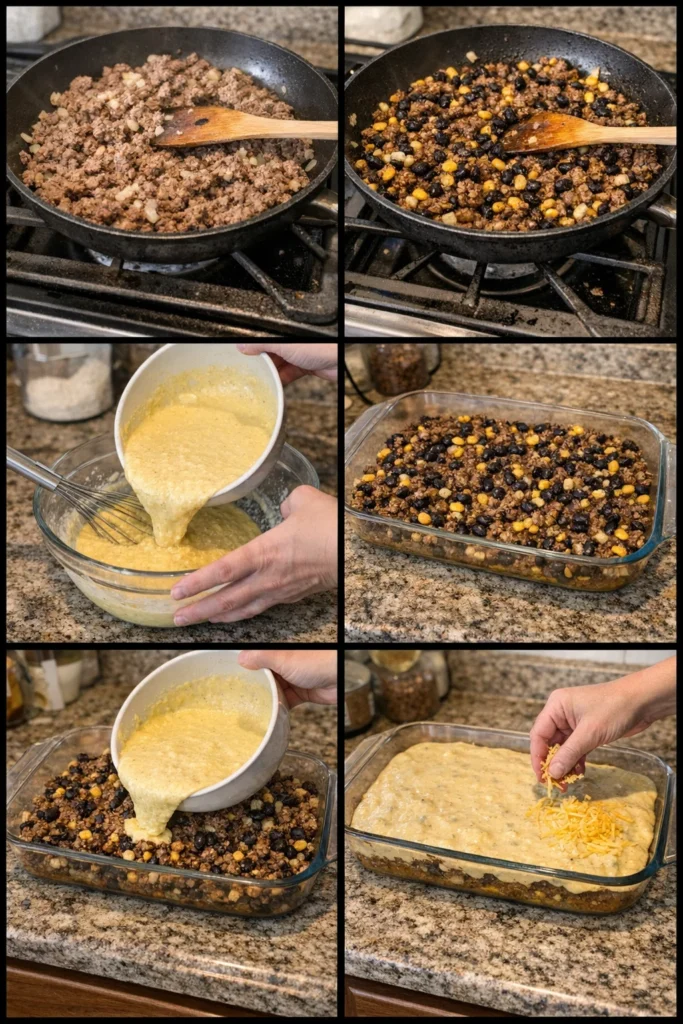 Texas Tamale Pie Casserole