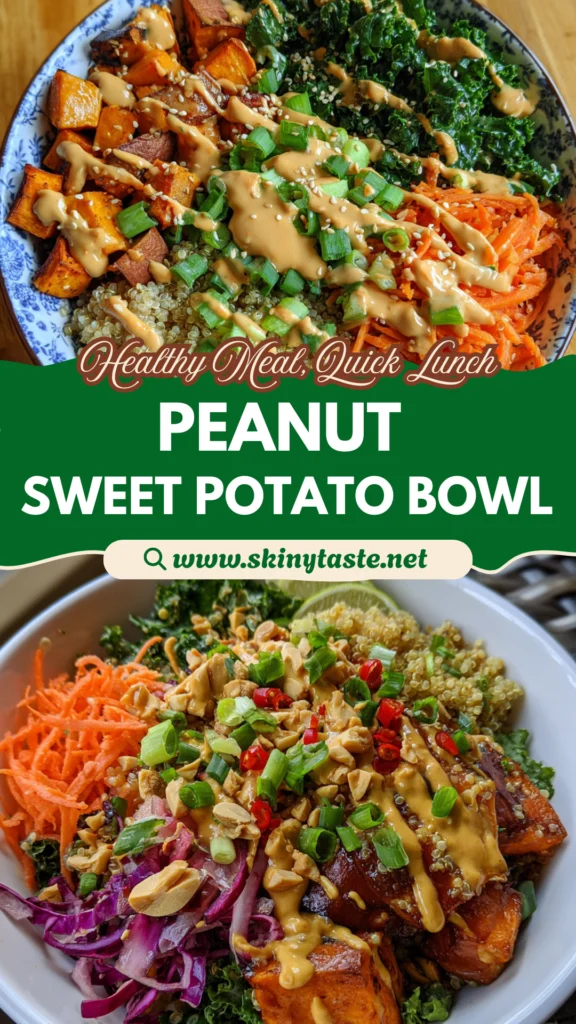 Thai Peanut Sweet Potato Buddha Bowl