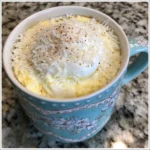 Vanilla Coconut Cottage Cheese Mug Cake