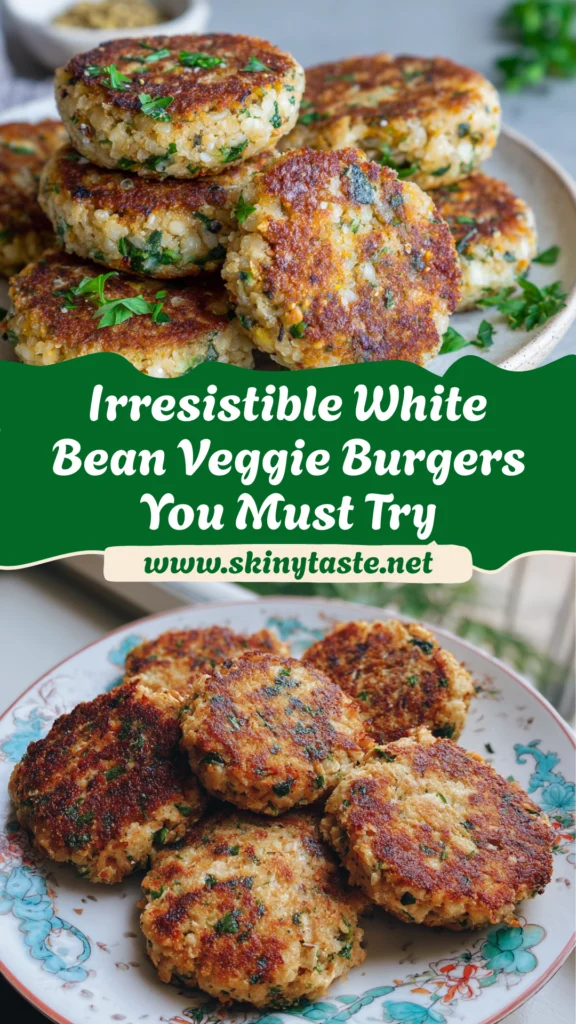 White Bean Veggie Burgers