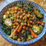 Winter Veggie Chickpea Bowl