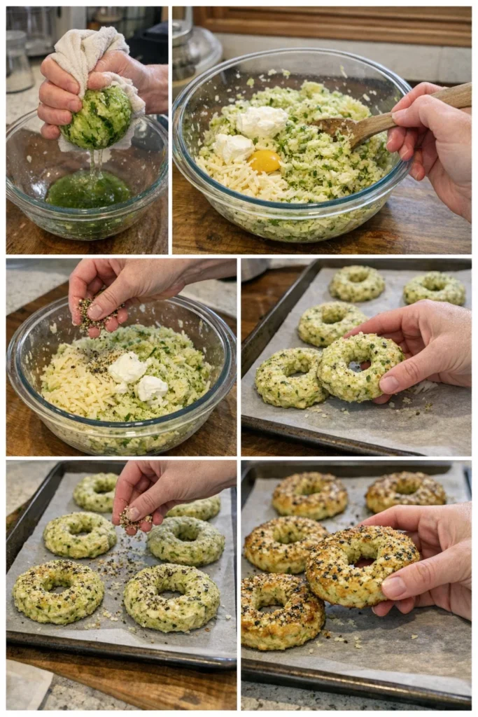 Easy Zucchini Bagels Recipe – Low‑Carb Breakfast Treat 8 Zucchini Bagels