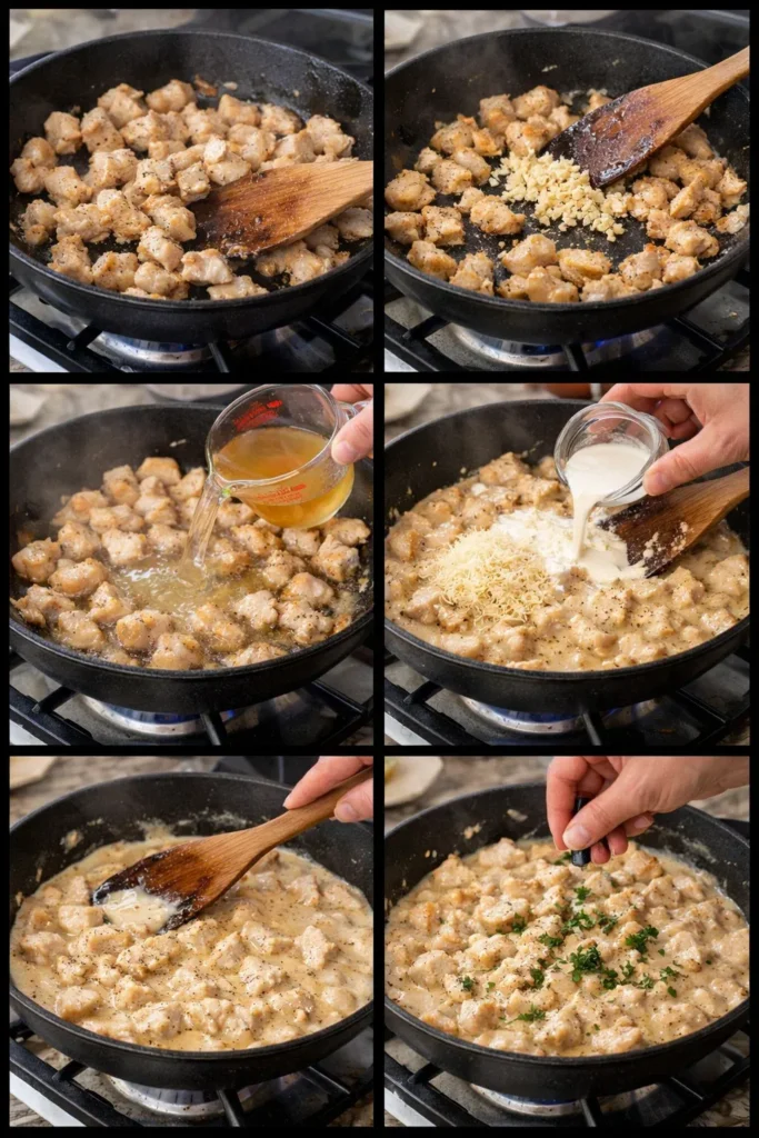 20-Minute Texas Roadhouse Butter Chicken Skillet