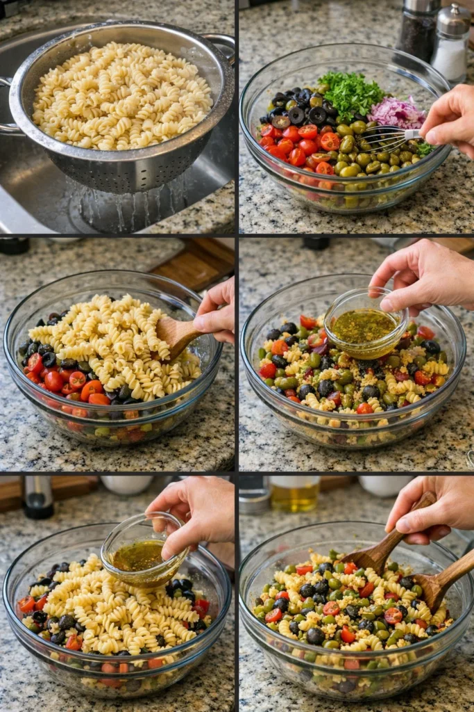 Amazing Olive Pasta Salad
