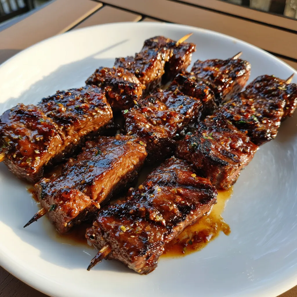Ava's Birthday Beef Skewers Easy 4-Serving Party Grill Recipe 9 Ava's Birthday Beef Skewers