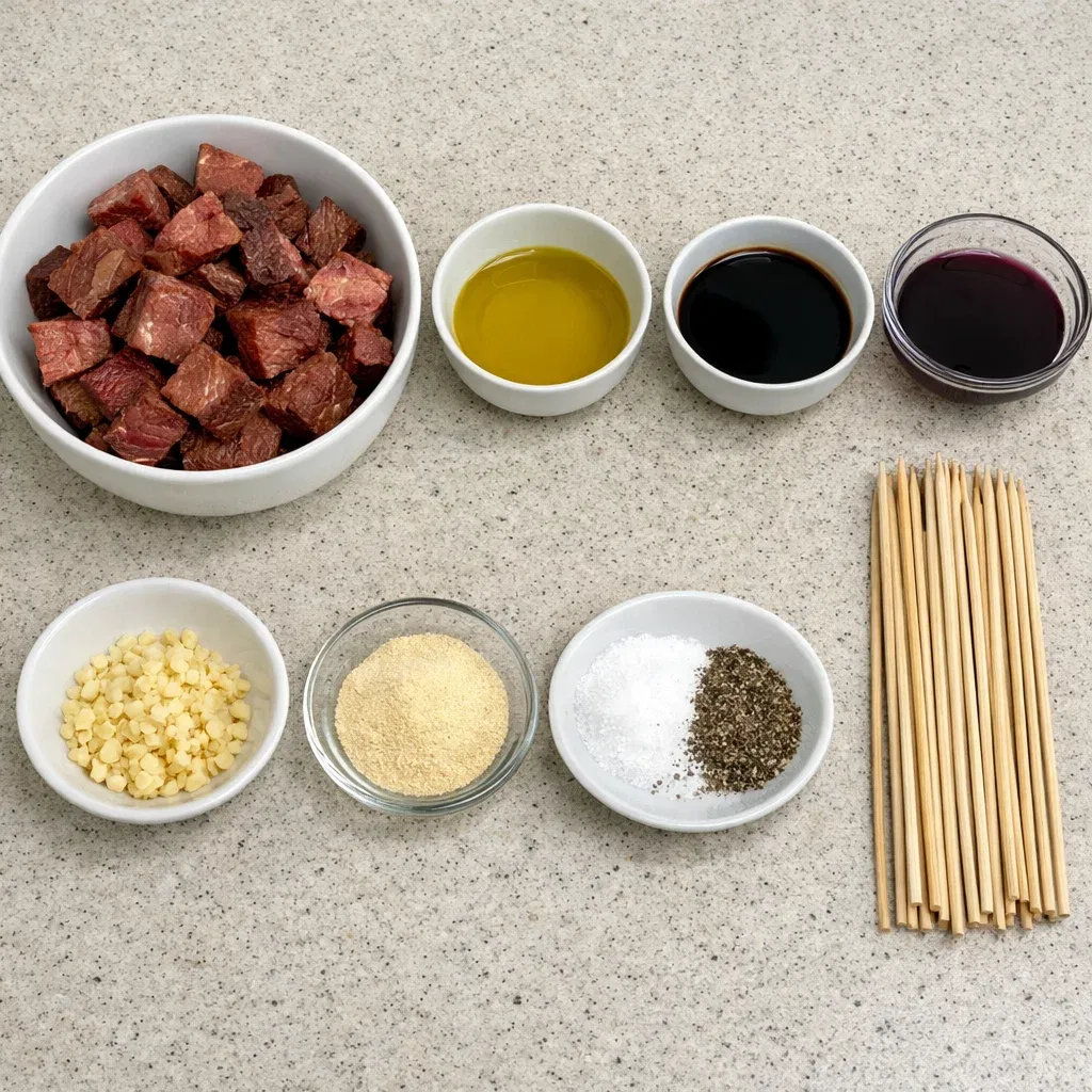 Ava's Birthday Beef Skewers Easy 4-Serving Party Grill Recipe 7 Ava's Birthday Beef Skewers