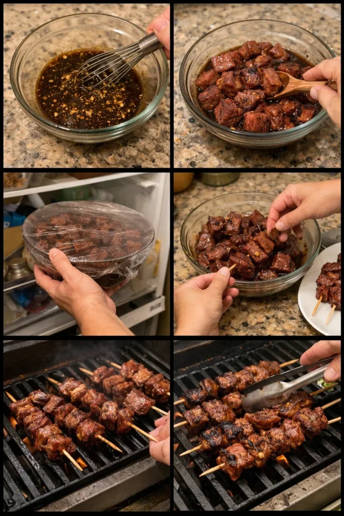 Ava's Birthday Beef Skewers Easy 4-Serving Party Grill Recipe 8 Ava's Birthday Beef Skewers
