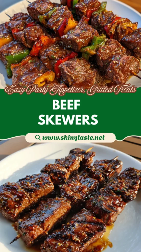 Ava's Birthday Beef Skewers Easy 4-Serving Party Grill Recipe 10 Ava's Birthday Beef Skewers