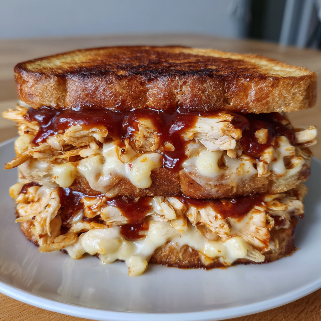 BBQ Chicken Grilled Cheese