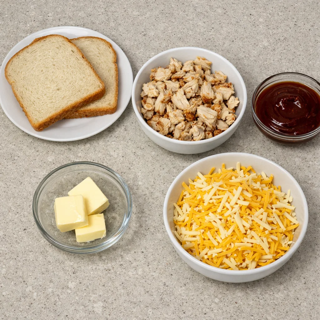 BBQ Chicken Grilled Cheese