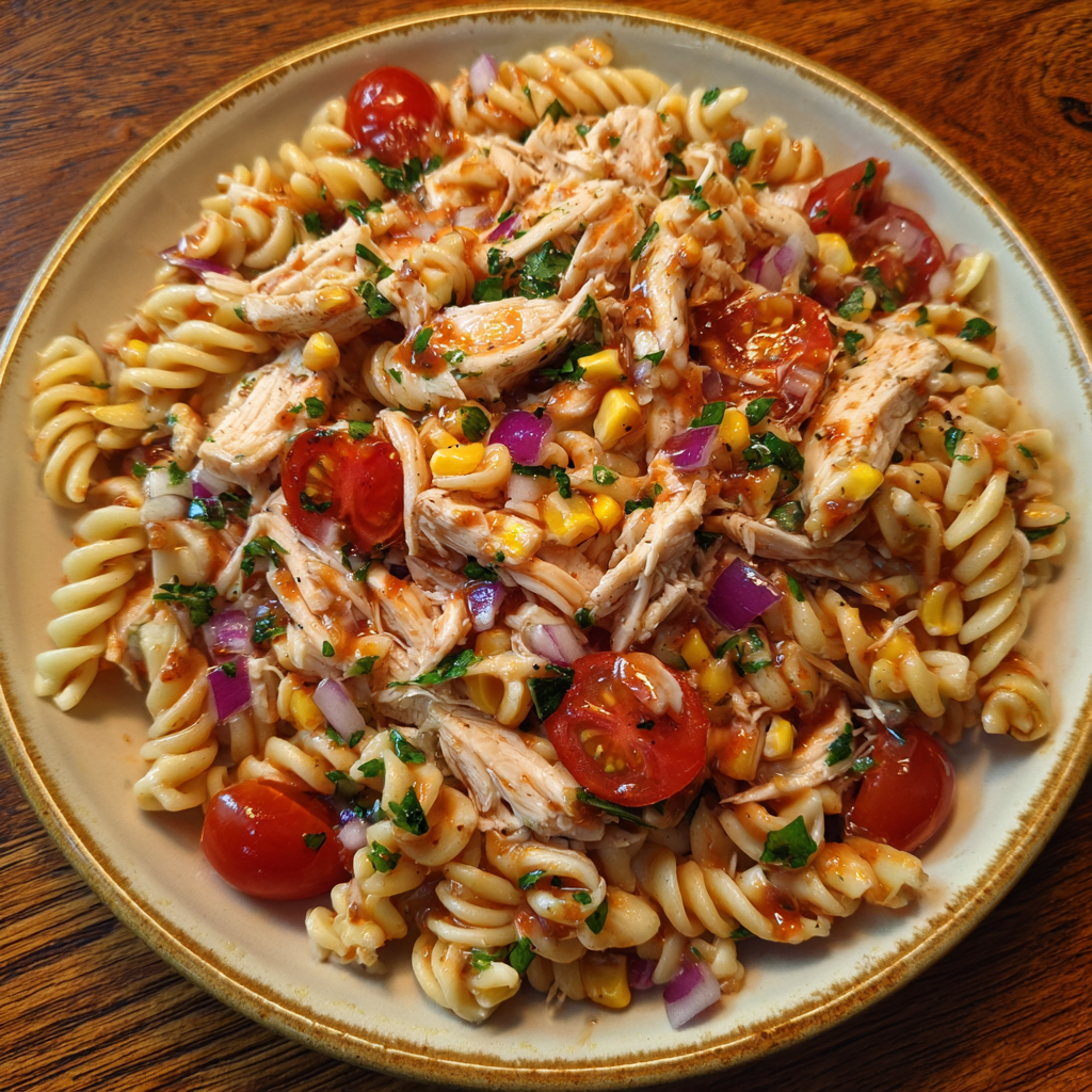 BBQ Chicken Pasta Salad