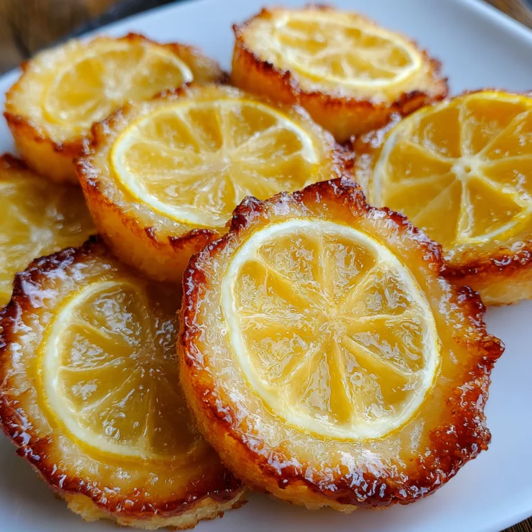 Baby Lemon Impossible Pies