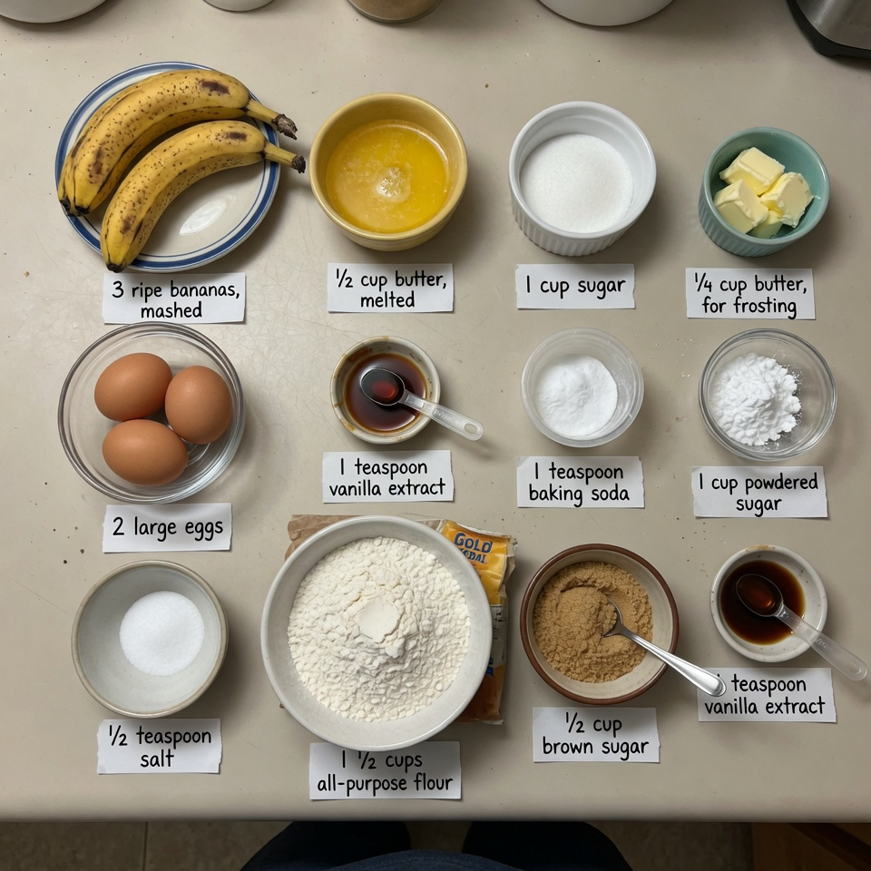 Banana Bars with Brown Butter Frosting
