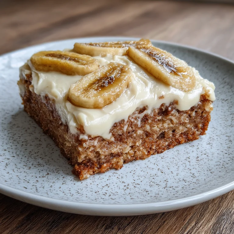 Banana Bars with Brown Butter Frosting