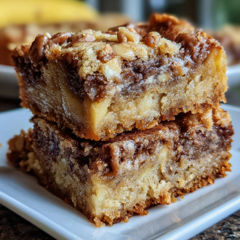 Banana Blondies