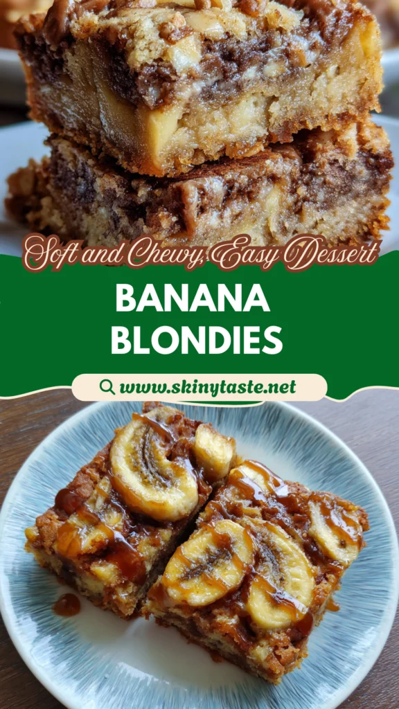 Moist Banana Blondies – Easy Chewy Dessert Recipe for Home Bakers 10 Banana Blondies