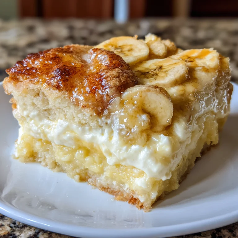 Banana Cream Cheese Cobbler