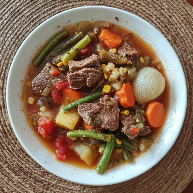 Beef Soup with Vegetables