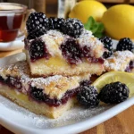 Blackberry Lemon Squares