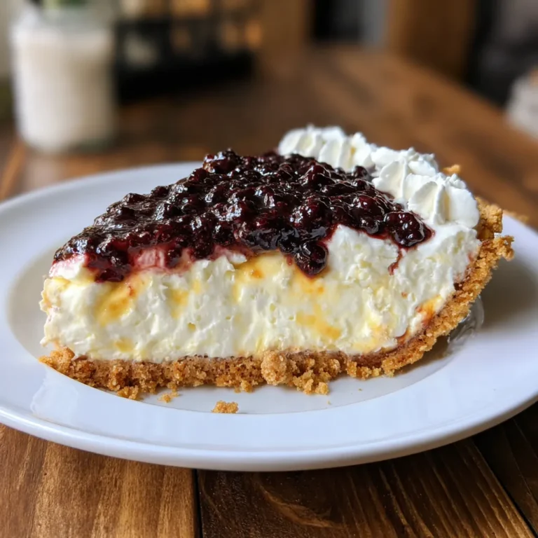 Blackberry Lemonade Pie