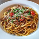 Bold & Creamy Cajun Beef Spaghetti